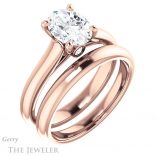 Oval Shaped Forever One Moissanite Engagement Ring #GTJ1142-oval-fo-r 6 Oval Shaped Forever One Moissanite Engagement Ring #GTJ1142-oval-fo-r