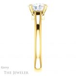Oval Shaped Forever One Moissanite Engagement Ring #GTJ1142-oval-fo-y 3 Oval Shaped Forever One Moissanite Engagement Ring #GTJ1142-oval-fo-y