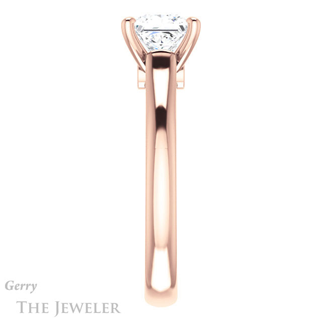 Princess Cut Forever One Moissanite Engagement Ring #GTJ1142-square-fo-r