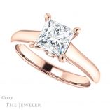 Princess Cut Forever One Moissanite Engagement Ring #GTJ1142-square-fo-r