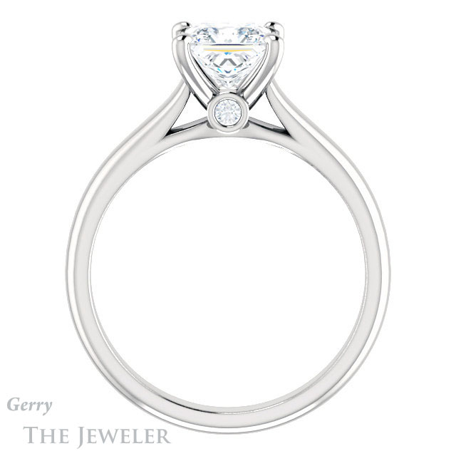  Princess Cut Forever One Moissanite Engagement Ring #GTJ1142-square-fo-w