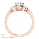 Cushion Cut Forever One Moissanite Engagement Ring #GTJ1143-cushion-fo-r