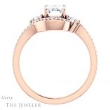 Emerald Cut Forever One Moissanite Engagement Ring #GTJ1143-emerald-fb-r 2 Emerald Cut Forever Brilliant Moissanite Engagement Ring #GTJ1143-emerald-fb-r