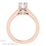 Cushion Cut Forever One Moissanite Engagement Ring #GTJ1144-cushion-fo-r