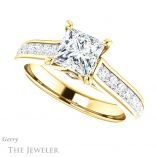 Princess Cut Forever One Moissanite Engagement Ring #GTJ1144-square-fo-y 5 Princess Cut Forever One Moissanite Engagement Ring #GTJ1144-square-fo-y