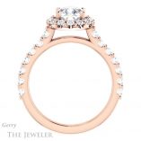 Cushion Cut Forever One Moissanite Engagement Ring #GTJ1145-cushion-fo-r 2 Cushion Cut Forever One Moissanite Engagement Ring #GTJ1145-cushion-fo-r