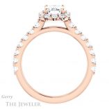Emerald Cut Forever Brilliant Moissanite Engagement Ring #GTJ1145-emerald-fb-r
