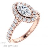 Marquise Cut Forever One Moissanite Engagement Ring #GTJ1145-marquise-fb-r 4 Marquise Cut Forever Brilliant Moissanite Engagement Ring #GTJ1145-marquise-fb-r