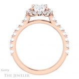 Oval Shaped Forever One Moissanite Engagement Ring #GTJ1145-oval-fo-r 2 Oval Shaped Forever One Moissanite Engagement Ring #GTJ1145-oval-fo-r