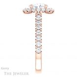 Oval Shaped Forever One Moissanite Engagement Ring #GTJ1145-oval-fo-r 3 Oval Shaped Forever One Moissanite Engagement Ring #GTJ1145-oval-fo-r