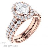 Oval Shaped Forever One Moissanite Engagement Ring #GTJ1145-oval-fo-r 6 Oval Shaped Forever One Moissanite Engagement Ring #GTJ1145-oval-fo-r