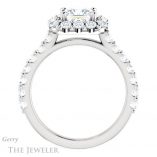 Princess Cut Forever One Moissanite Engagement Ring #GTJ1145-square-fo-w 2 Princess Cut Forever One Moissanite Engagement Ring #GTJ1145-square-fo-w