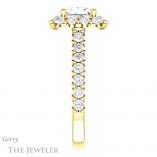 Princess Cut Forever One Moissanite Engagement Ring #GTJ1145-square-fo-y