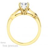 Cushion Cut Forever One Moissanite Engagement Ring #GTJ1146-cushion-fo-y 2 Cushion Cut Forever One Moissanite Engagement Ring #GTJ1146-cushion-fo-y