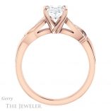 Oval Shaped Forever One Moissanite Engagement Ring #GTJ1146-oval-fo-r 2 Oval Shaped Forever One Moissanite Engagement Ring #GTJ1146-oval-fo-r