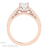 Oval Shaped Forever One Moissanite Engagement Ring #GTJ1148-oval-fo-r 2 Oval Shaped Forever One Moissanite Engagement Ring #GTJ1148-oval-fo-r
