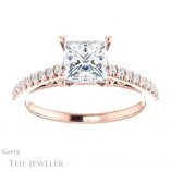Princess Cut Forever One Moissanite Engagement Ring #GTJ1148-square-fo-r 1 Princess Cut Forever One Moissanite Engagement Ring #GTJ1148-square-fo-r