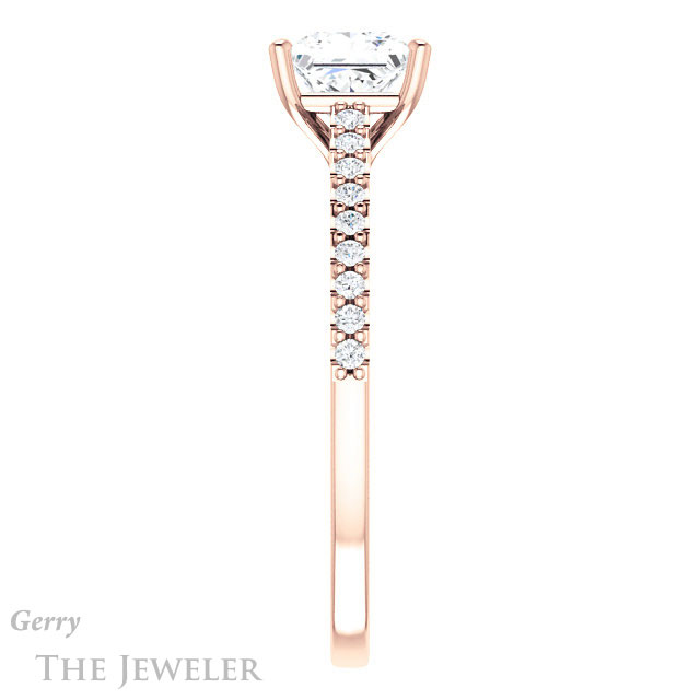 Princess Cut Forever One Moissanite Engagement Ring #GTJ1148-square-fo-r 3 Princess Cut Forever One Moissanite Engagement Ring #GTJ1148-square-fo-r