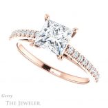 Princess Cut Forever One Moissanite Engagement Ring #GTJ1148-square-fo-r 5 Princess Cut Forever One Moissanite Engagement Ring #GTJ1148-square-fo-r
