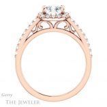 Cushion Cut Forever One Moissanite Engagement Ring #GTJ1149-cushion-fo-r 2 Cushion Cut Forever One Moissanite Engagement Ring #GTJ1149-cushion-fo-r