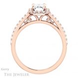 Emerald Cut Forever One Moissanite Engagement Ring #GTJ1149-emerald-fb-r 2 Emerald Cut Forever Brilliant Moissanite Engagement Ring #GTJ1149-emerald-fb-r