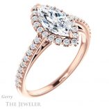 Marquise Cut Forever One Moissanite Engagement Ring #GTJ1149-marquise-fb-r 4 Marquise Cut Forever Brilliant Moissanite Engagement Ring #GTJ1149-marquise-fb-r