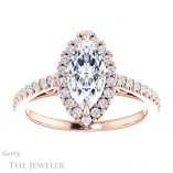 Marquise Cut Forever One Moissanite Engagement Ring #GTJ1149-marquise-fb-r 1 Marquise Cut Forever Brilliant Moissanite Engagement Ring #GTJ1149-marquise-fb-r