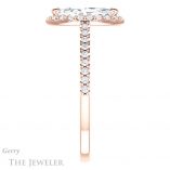 Marquise Cut Forever One Moissanite Engagement Ring #GTJ1149-marquise-fb-r 3 Marquise Cut Forever Brilliant Moissanite Engagement Ring #GTJ1149-marquise-fb-r