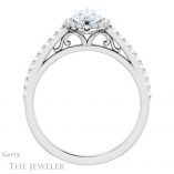 Marquise Cut Forever Brilliant Moissanite Engagement Ring #GTJ1149-marquise-fb-w
