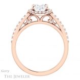 Oval Shaped Forever One Moissanite Engagement Ring #GTJ1149-oval-fo-r 2 Oval Shaped Forever One Moissanite Engagement Ring #GTJ1149-oval-fo-r