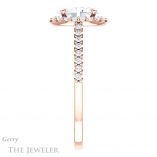 Oval Shaped Forever One Moissanite Engagement Ring #GTJ1149-oval-fo-r 3 Oval Shaped Forever One Moissanite Engagement Ring #GTJ1149-oval-fo-r