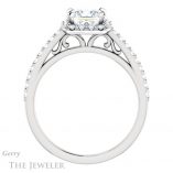 Princess Cut Forever One Moissanite Engagement Ring #GTJ1149-square-fo-w