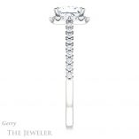 Princess Cut Forever One Moissanite Engagement Ring #GTJ1149-square-fo-w