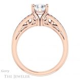 Cushion Cut Forever One Moissanite Engagement Ring #GTJ1150-cushion-fo-r 2 Cushion Cut Forever One Moissanite Engagement Ring #GTJ1150-cushion-fo-r