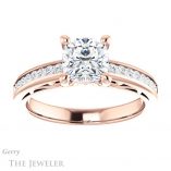 Cushion Cut Forever One Moissanite Engagement Ring #GTJ1150-cushion-fo-r 1 Cushion Cut Forever One Moissanite Engagement Ring #GTJ1150-cushion-fo-r