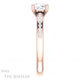 Cushion Cut Forever One Moissanite Engagement Ring #GTJ1150-cushion-fo-r 3 Cushion Cut Forever One Moissanite Engagement Ring #GTJ1150-cushion-fo-r