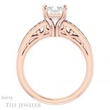 Princess Cut Forever One Moissanite Engagement Ring #GTJ1150-square-fo-r
