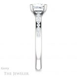 Princess Cut Forever One Moissanite Engagement Ring #GTJ1150-square-fo-w 3 Princess Cut Forever One Moissanite Engagement Ring #GTJ1150-square-fo-w
