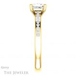 Princess Cut Forever One Moissanite Engagement Ring #GTJ1150-square-fo-y