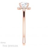 Cushion Cut Forever One Moissanite Engagement Ring #GTJ1151-cushion-fo-r 3 Cushion Cut Forever One Moissanite Engagement Ring #GTJ1151-cushion-fo-r