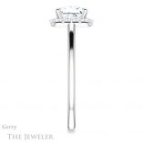 Princess Cut Forever One Moissanite Engagement Ring #GTJ1151-square-fo-w 3 Princess Cut Forever One Moissanite Engagement Ring #GTJ1151-square-fo-w
