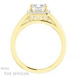 Princess Cut Forever One Moissanite Engagement Ring #GTJ1151-square-fo-y