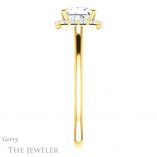 Princess Cut Forever One Moissanite Engagement Ring #GTJ1151-square-fo-y