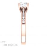 Cushion Cut Forever One Moissanite Engagement Ring #GTJ1152-cushion-fo-r 3 Cushion Cut Forever One Moissanite Engagement Ring #GTJ1152-cushion-fo-r