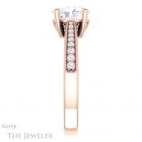Oval Shaped Forever One Moissanite Engagement Ring #GTJ1152-oval-fo-r 3 Oval Shaped Forever One Moissanite Engagement Ring #GTJ1152-oval-fo-r