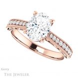 Oval Shaped Forever One Moissanite Engagement Ring #GTJ1152-oval-fo-r 5 Oval Shaped Forever One Moissanite Engagement Ring #GTJ1152-oval-fo-r