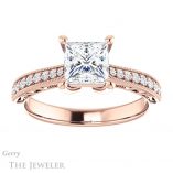 Princess Cut Forever One Moissanite Engagement Ring #GTJ1152-square-fo-r 1 Princess Cut Forever One Moissanite Engagement Ring #GTJ1152-square-fo-r