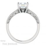 Princess Cut Forever One Moissanite Engagement Ring #GTJ1152-square-fo-w