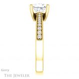 Princess Cut Forever One Moissanite Engagement Ring #GTJ1152-square-fo-y