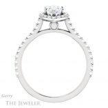 Marquise Cut Forever Brilliant Moissanite Engagement Ring #GTJ1153-marquise-fb-w